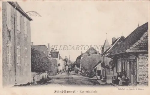 FRANKREICH - Saint Bonnet - Rue Principale 1905