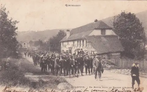 FRANKREICH - Giromagny - Lepuix - Auf dem Weg zum Ballon 