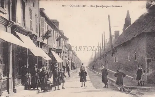 FRANKREICH - Commentry - Rue Jean Jacques Rousseau
