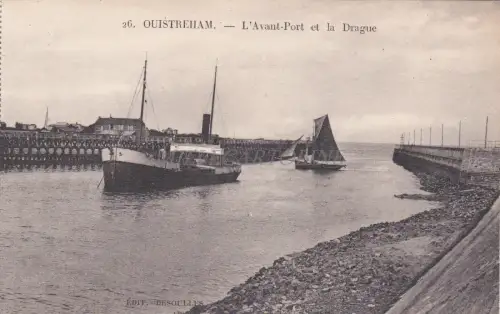 FRANKREICH - Ouistreham - L'Avant Port et la Drague