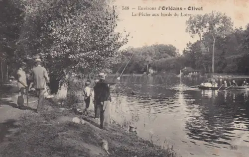 FRANKREICH - Environs d'Orleans - Olivet - La Peche aux Bords du Loiret