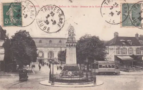 FRANKREICH - Troyes - Monument des Enfants - Avenue de la Gare
