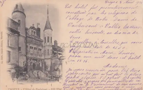 FRANKREICH - Troyes - L'Hotel de Vauluisant 1900