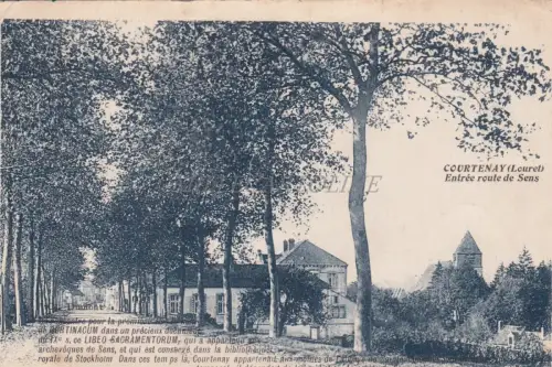 FRANKREICH - Cortenay - Eingang Route de Sens