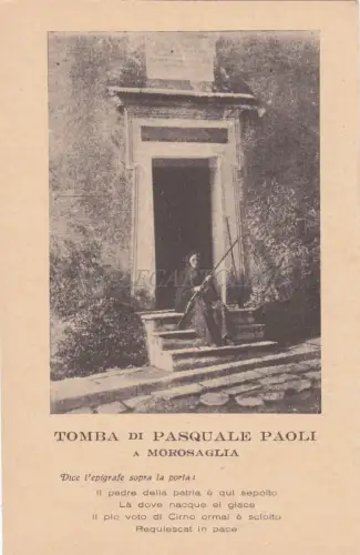 CORSE - Grabmal von Pasquale Paoli in Morosaglia