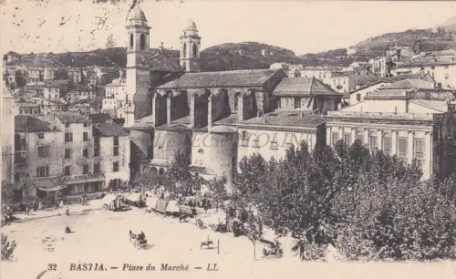 KORSIKA - Bastia - Place du Marché 1925