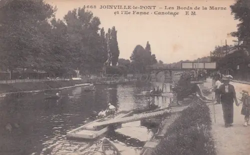 FRANKREICH - Joinville le Pont - Canotage - Les Bords de la Marne et l'Ile Fanac