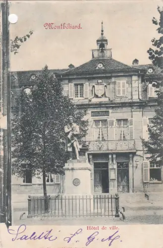FRANKREICH - Montbeliard - Hotel de Ville 1901