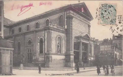 FRANKREICH - Vincennes - L'Eglise 1904