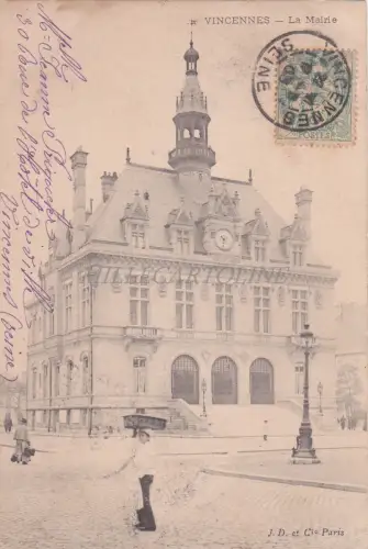FRANKREICH - Vincennes - La Mairie 1903