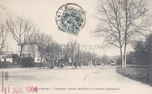 FRANKREICH - Saint Mandé - Carrefour Avenue Herbillon et Avenue Daumesnil 1904