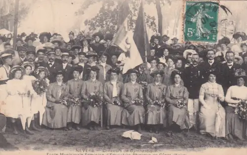 FRANKREICH - Nevers - Concours de Gymnastique 1910