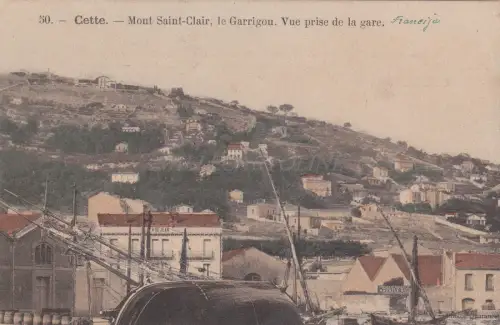 FRANKREICH - Dies - Mont Saint Clair, le Garrigou - Ansicht vom Bahnhof