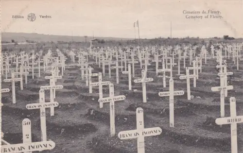 FRANKREICH - Verdun - Cimetiere de Fleury - WWI
