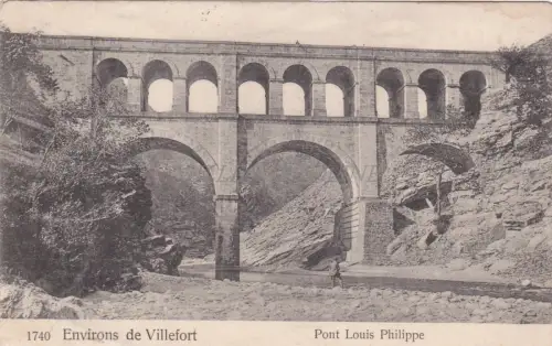 FRANKREICH - Environs de Villefort - Pont Louis Philippe 1904