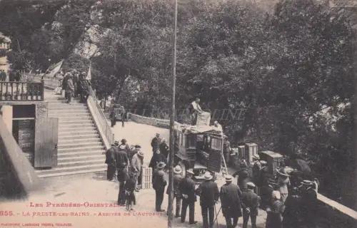 FRANKREICH - La Preste les Bains - Arrivée de l'Autobus 1925