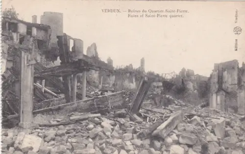 FRANKREICH - Verdun - Ruines du Quartier Saint Pierre - WWI