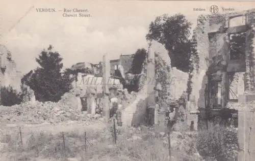 FRANKREICH - Verdun - Rue Chevert - WWI