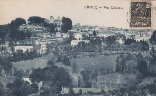 FRANKREICH - Crocq - Gesamtansicht