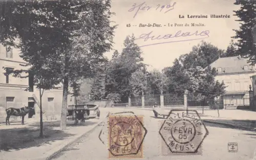FRANKREICH - Bar le Duc - Le Pont du Moulin 1905