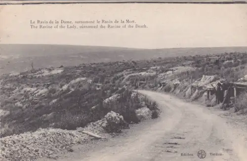 FRANKREICH - Verdun - Schlucht der Dame mit dem Spitznamen Schlucht des Todes - WWI
