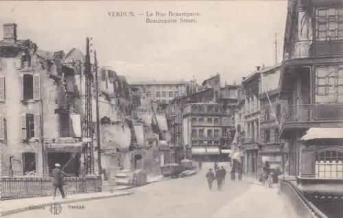 FRANKREICH - Verdun - La Rue Beaurepaire - WWI