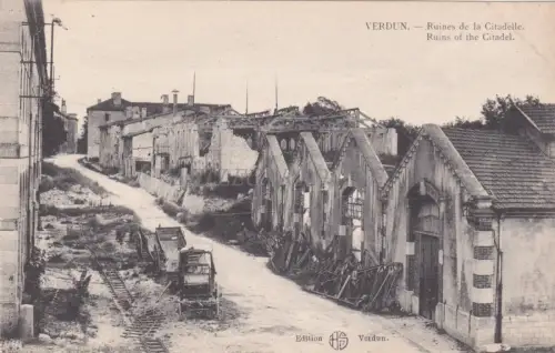 FRANKREICH - Verdun - Ruinen der Zitadelle - WWI