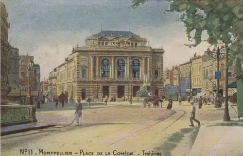 FRANKREICH - Montpellier - Place de la Comedie - Theater
