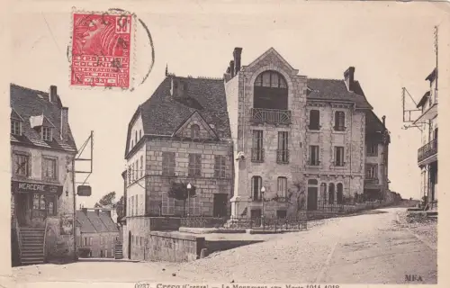 FRANKREICH - Crocq - Le Monument aux Morts 1914 - 1918 1931