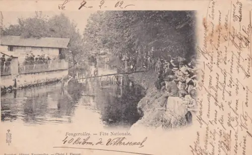 FRANKREICH - Fougerolles - Fete Nationale 1902