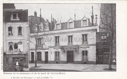 FRANKREICH - Besancon - Häuser der Geburt und des Todes von Victor Hugo