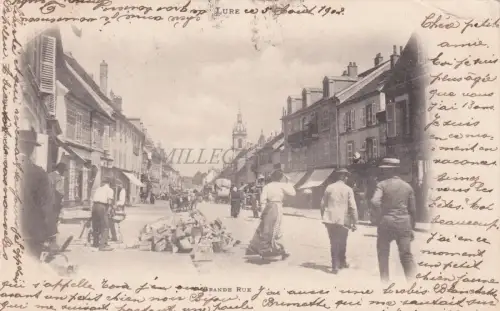 FRANKREICH - Lure - Grande Rue 1902