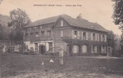 FRANKREICH - Enecourt Léage - Usine des Prés 1932