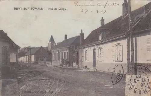 FRANKREICH - Bray sur Somme - Rue de Cappy 1907