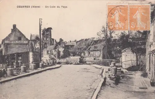 FRANKREICH - Coeuvres - Un Coin du Pays - WWI