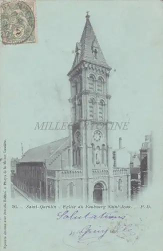 FRANKREICH - Saint Quentin - Eglise du Faubourg Saint Jean 1901