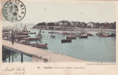 FRANKREICH - Toulon - Ponte de la Mitre (Mourillon) 1905