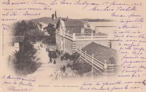 FRANKREICH - Toulon - Casino des Sablettes 1902