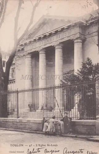 FRANKREICH - Toulon - L'Eglise St. Louis 1902