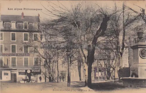 FRANKREICH - Barcelonnette - Place Manuel