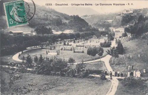 FRANKREICH - Uriage les Bains - Le Concours Hippique 1910