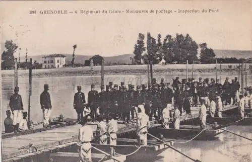 FRANKREICH - Grenoble - 4 Regiment du Genie - Manoeuvres