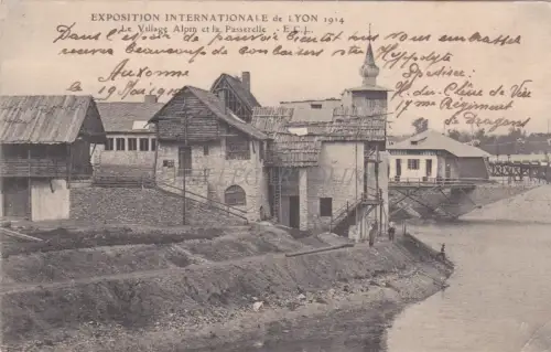 FRANKREICH - Lyon - Exposition Internationale 1915 Le Village Alpin