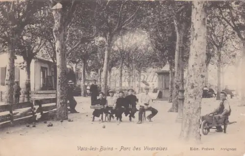 FRANKREICH - Vals les Bains - Parc des Vivaraises 1907