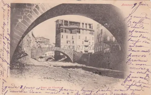 FRANKREICH - Annonay - Pont de Valgelais 1901