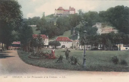 FRANKREICH - Uriage les Bains - Le Promenade et le Chateau