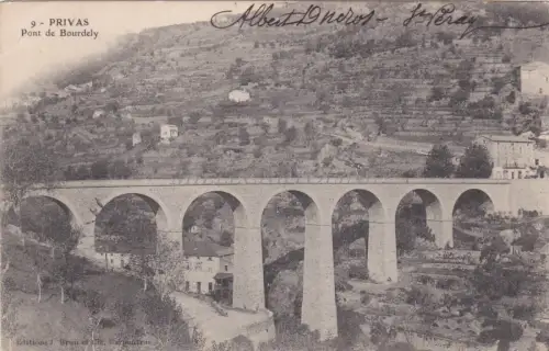 FRANKREICH - Privas - Pont de Bourdely 1905
