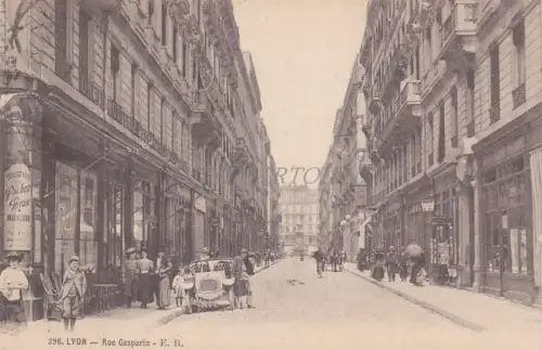 FRANKREICH - Lyon - Rue Gasparin 1918