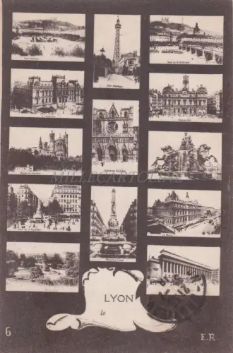 FRANKREICH - Lyon - Ansichten 1918