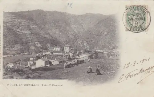 FRANKREICH - Saint Paul - Ansicht 1901